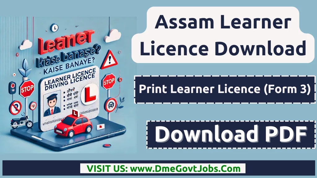 Assam Learner Licence Download
