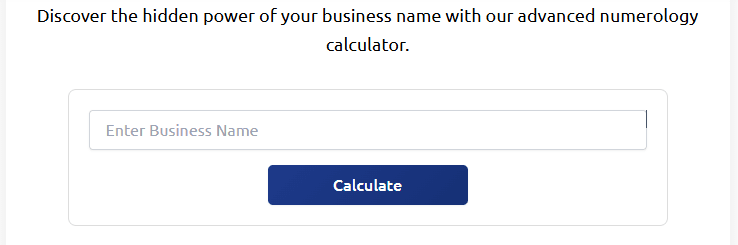 How to Use Business Name Numerology Calculator